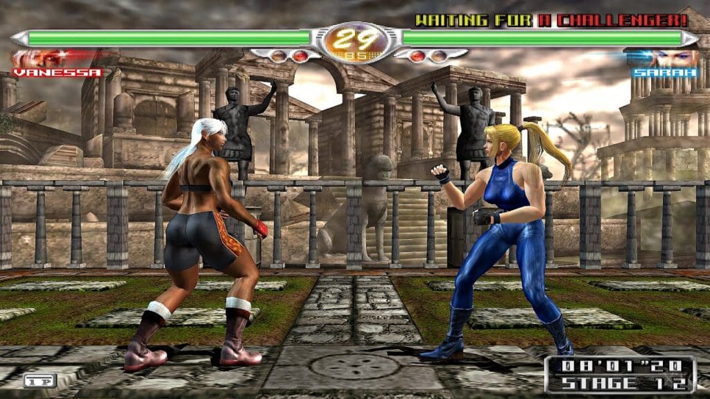 Virtua Fighter arcade gameplay
