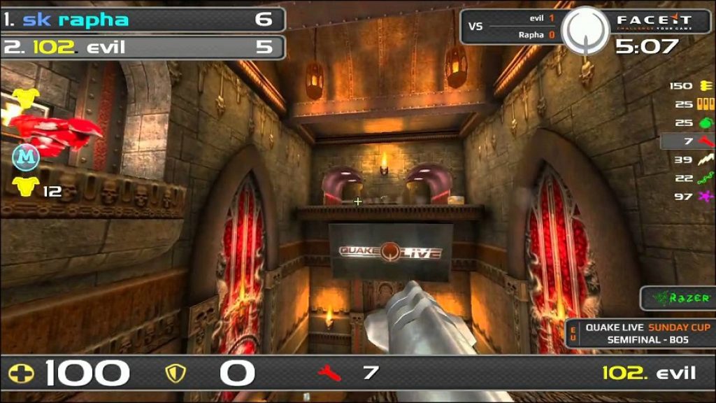 Quake Live gameplay